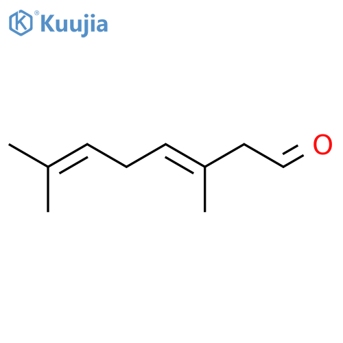 3,6-Octadienal,3,7-dimethyl- structure