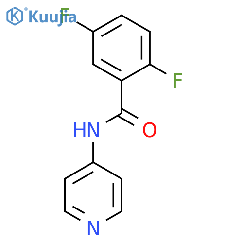 Benzamide, 2,5-difluoro-N-4-pyridinyl- structure