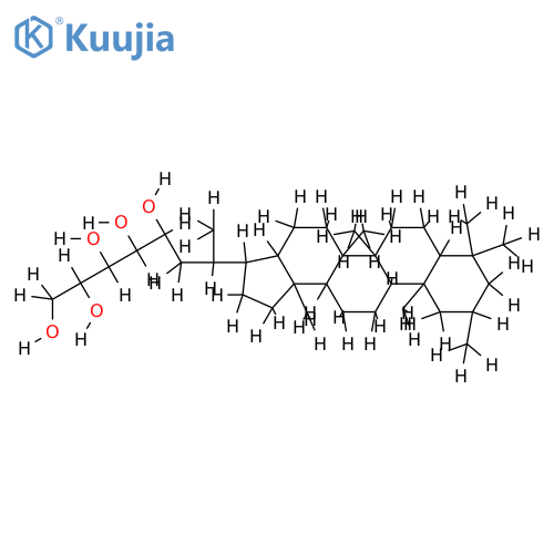 (2β, 22ξ, 31S, 32R, 33S, 34R)-form-2-Methyl-29-(1, 2, 3, 4, 5-pentahydroxypentyl)hopane structure