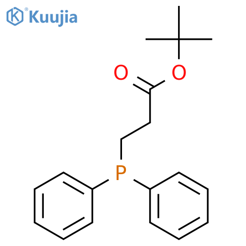 tert-butyl 3-diphenylphosphanylpropanoate structure
