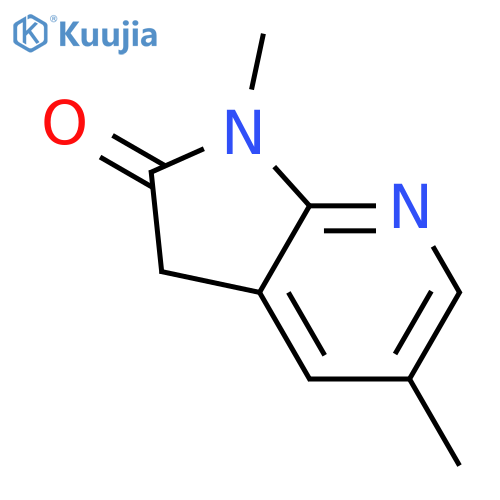 2H-Pyrrolo[2,3-b]pyridin-2-one, 1,3-dihydro-1,5-dimethyl- structure