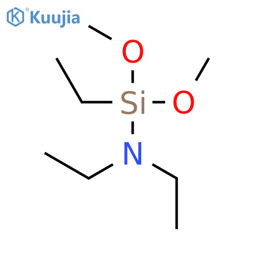 Silanamine, N,N,1-triethyl-1,1-dimethoxy- structure