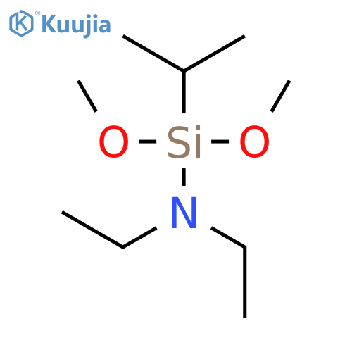Silanamine, N,N-diethyl-1,1-dimethoxy-1-(1-methylethyl)- structure