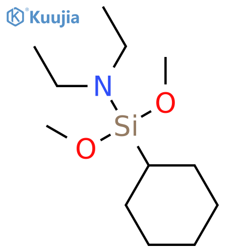 Silanamine, 1-cyclohexyl-N,N-diethyl-1,1-dimethoxy- structure