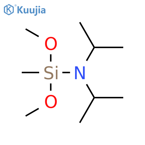 Silanamine, 1,1-dimethoxy-1-methyl-N,N-bis(1-methylethyl)- structure