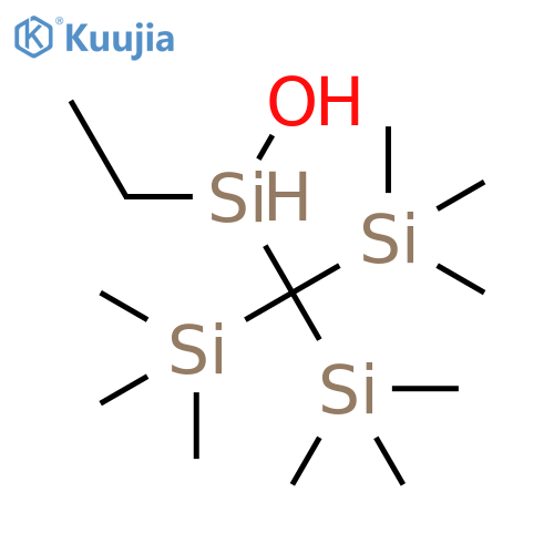 Silanol, ethyl[tris(trimethylsilyl)methyl]- structure
