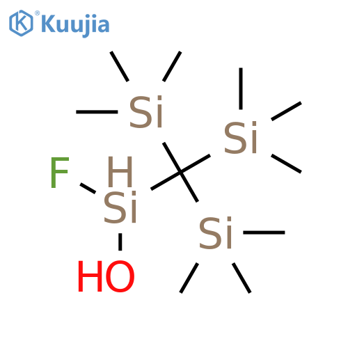 Silanol, fluoro[tris(trimethylsilyl)methyl]- structure