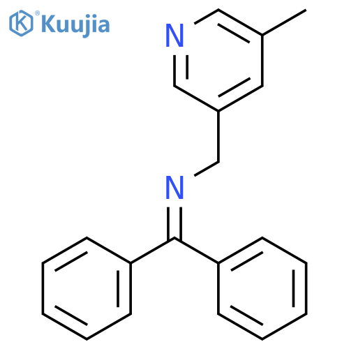 N-(Diphenylmethylene)-N-(5-methylpyridin-3-yl)methylamine structure