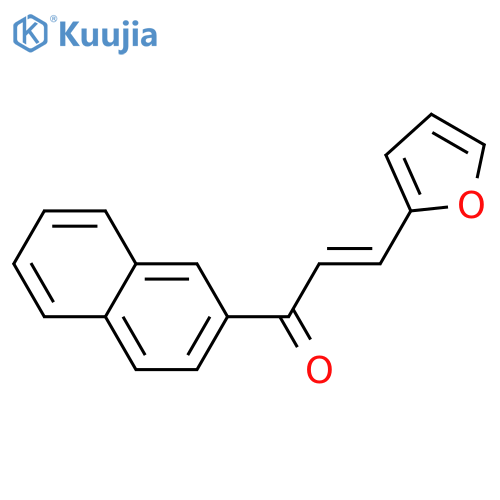 (2E)-3-(furan-2-yl)-1-(naphthalen-2-yl)prop-2-en-1-one structure