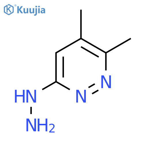 6-Hydrazinyl-3,4-dimethylpyridazine structure