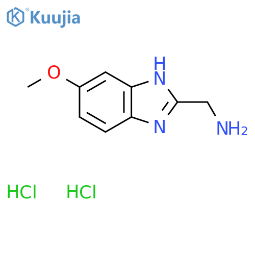 (6-Methoxy-1H-benzimidazol-2-yl)methylamine Dihydrochloride structure