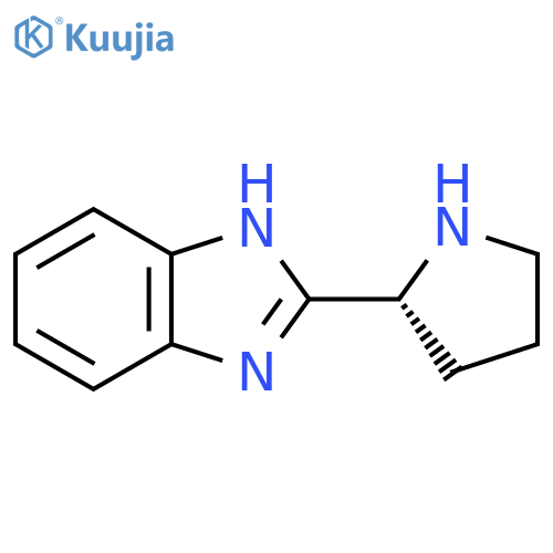 2-(2R)-pyrrolidin-2-yl-1H-1,3-benzodiazole structure