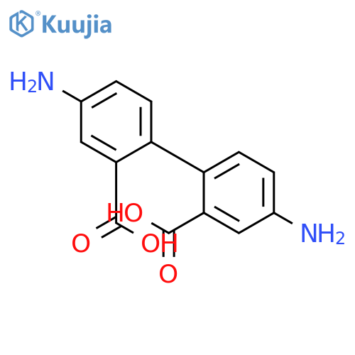 4,4-Diaminobiphenyl-2,2-dicarboxylic Acid structure