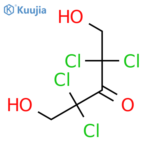 1,5-DIHYDROXY-2,2,4,4-TETRACHLORO-3-PENTANONE structure