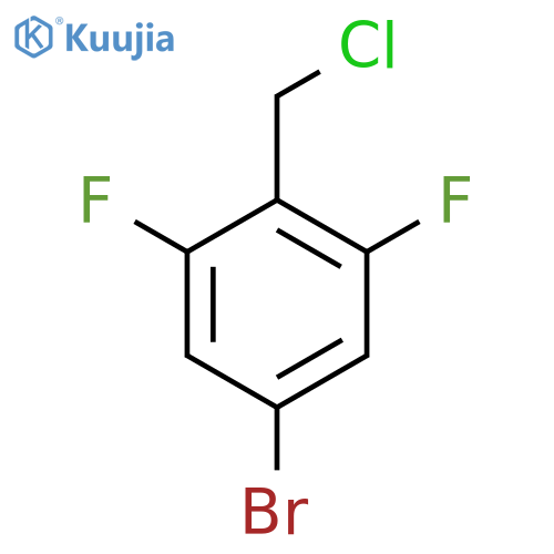 4-Bromo-2,6-difluorobenzyl chloride structure