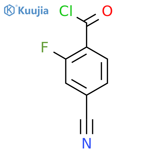 4-Cyano-2-fluorobenzoyl Chloride structure