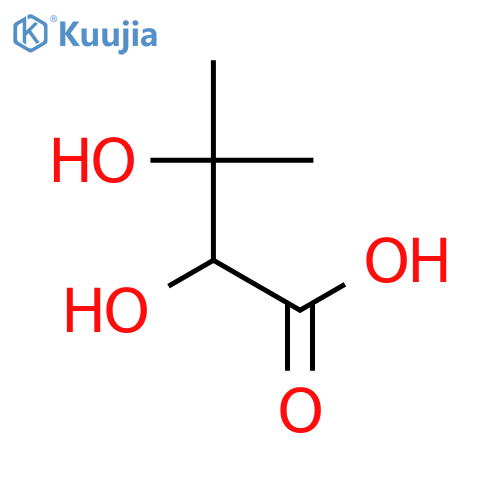 2,3-dihydroxy-3-methylbutanoic acid structure