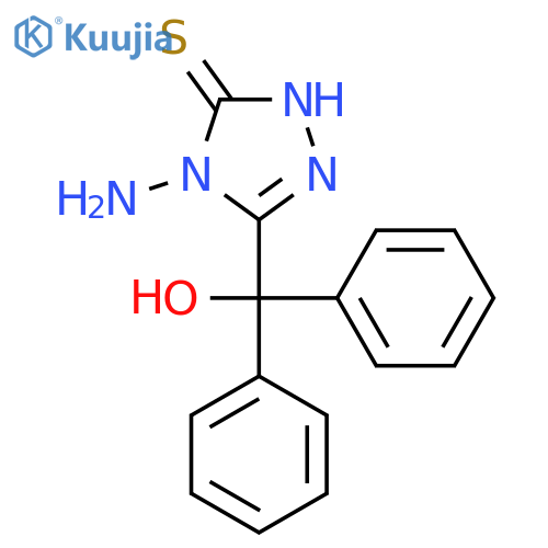 (4-Amino-5-mercapto-4H-1,2,4-triazol-3-yl)(diphenyl)methanol structure