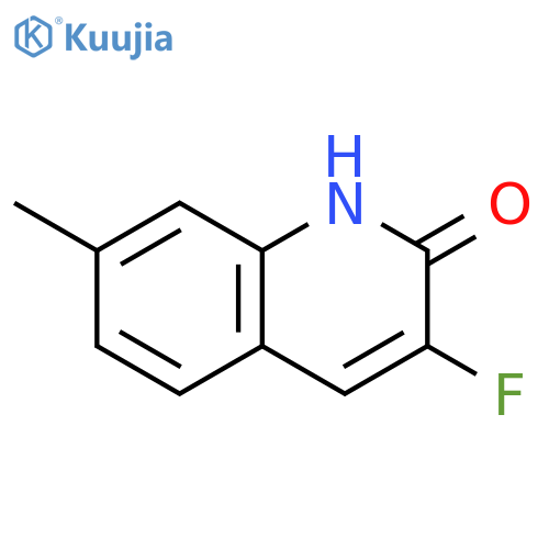 3-fluoro-7-methyl-2(1H)-Quinolinone structure