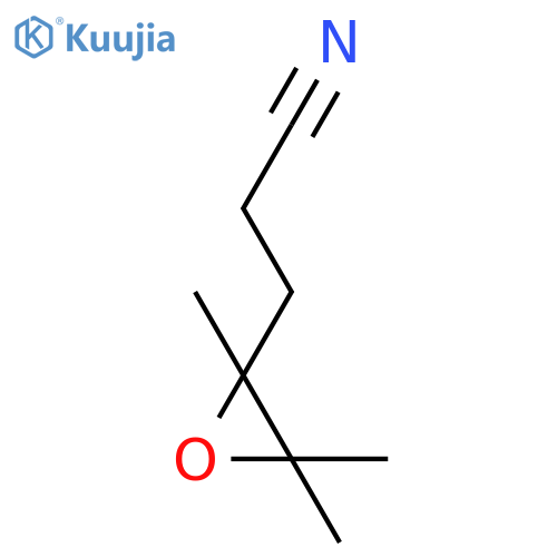2-Oxiranepropanenitrile,2,3,3-trimethyl- structure