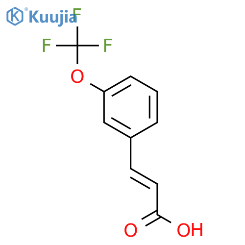 2-Propenoic acid,3-[3-(trifluoromethoxy)phenyl]-, (2E)- structure