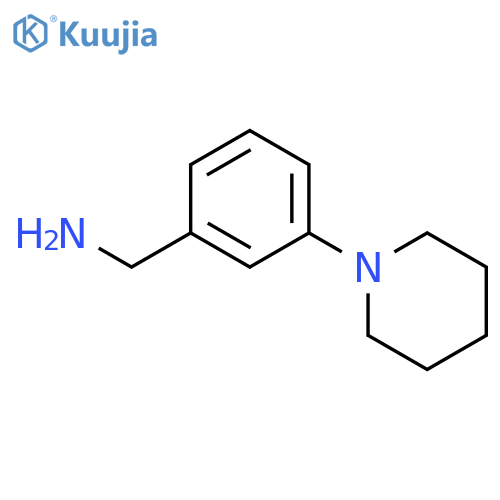 3-(1-Piperidyl)benzylamine structure
