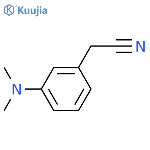 2-3-(dimethylamino)phenylacetonitrile structure