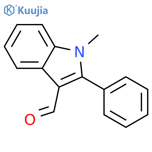 1-Methyl-2-phenyl-1H-indole-3-carbaldehyde structure