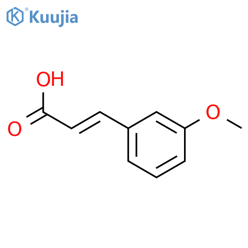 3-(3-methoxyphenyl)prop-2-enoic acid structure