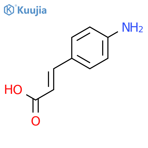 4-Aminocinnamic acid structure