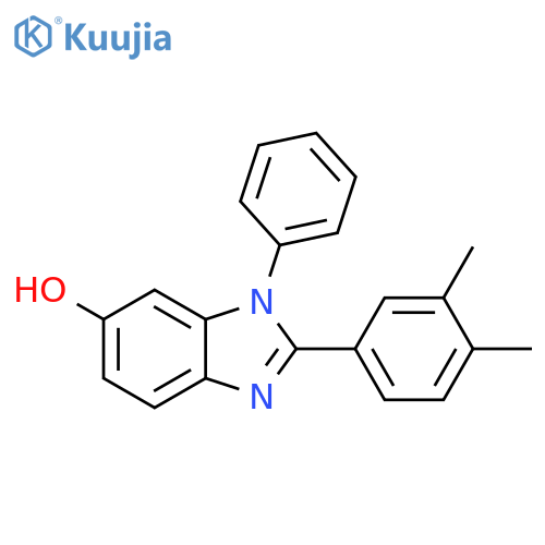 1H-Benzimidazol-6-ol, 2-(3,4-dimethylphenyl)-1-phenyl- structure
