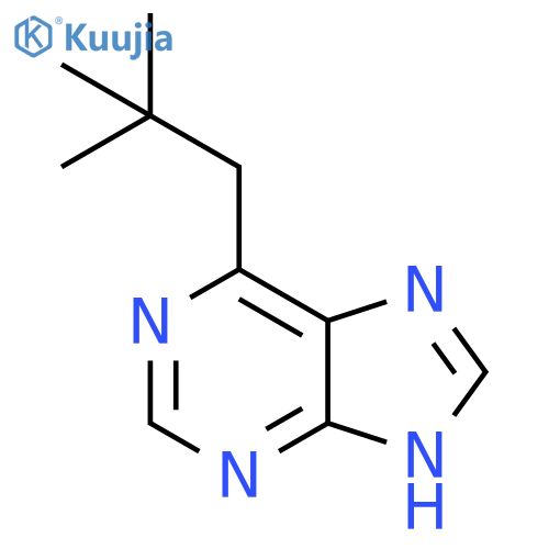 1H-Purine, 6-(2,2-dimethylpropyl)- structure