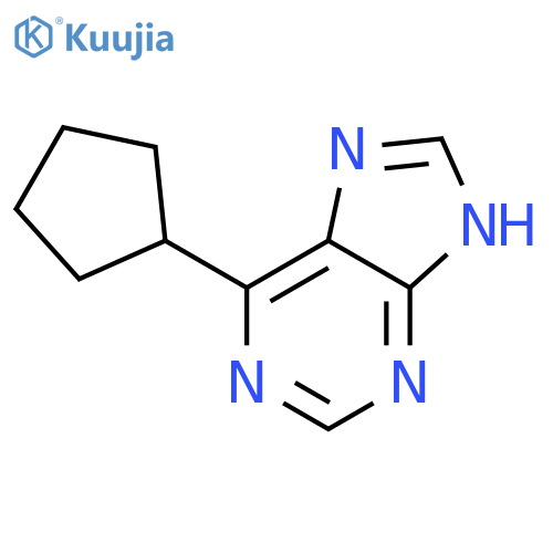 1H-Purine, 6-cyclopentyl- structure