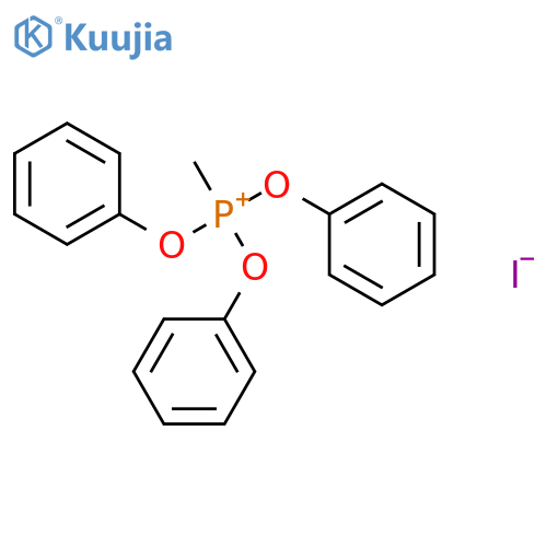 Methyltriphenoxyphosphonium iodide structure