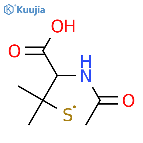 Ethylthio,2-(acetylamino)-2-carboxy-1,1-dimethyl- structure