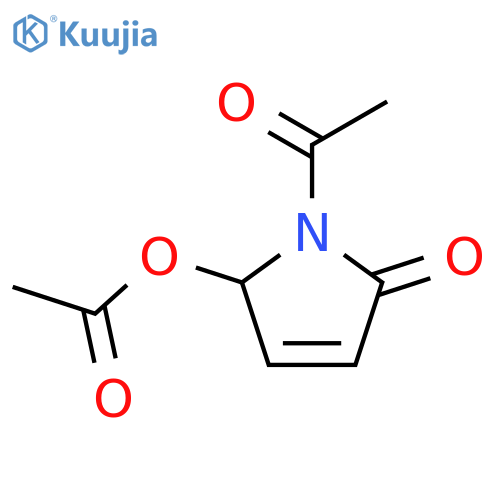 2H-Pyrrol-2-one,1-acetyl-5-(acetyloxy)-1,5-dihydro- structure