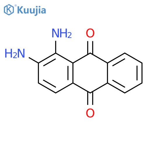 1,2-Diaminoanthraquinone structure
