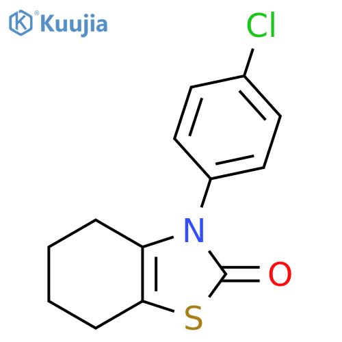 2(3H)-Benzothiazolone, 3-(4-chlorophenyl)-4,5,6,7-tetrahydro- structure