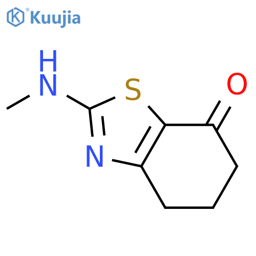 7(4H)-Benzothiazolone, 5,6-dihydro-2-(methylamino)- structure