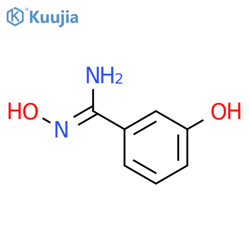 N',3-dihydroxybenzene-1-carboximidamide structure