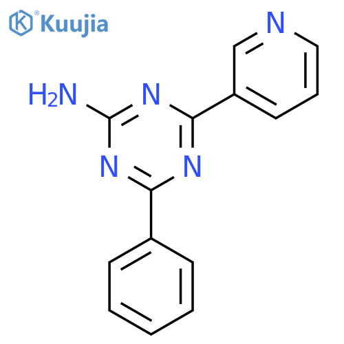 1,3,5-Triazin-2-amine, 4-phenyl-6-(3-pyridinyl)- structure
