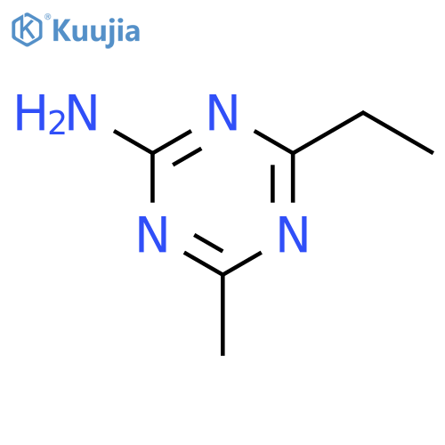 4-Ethyl-6-methyl-1,3,5-triazin-2-amine structure