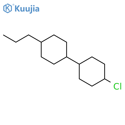 4-chloro-4'-propylbi(cyclohexane) structure