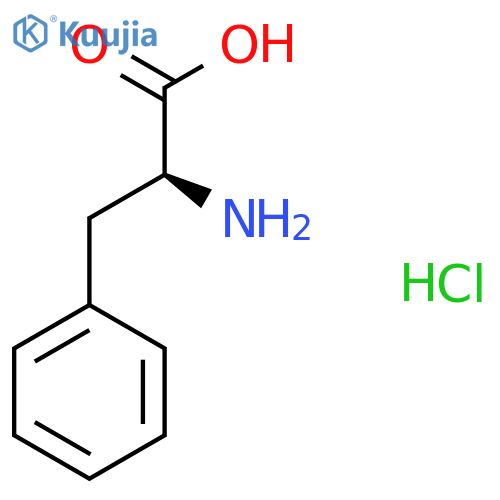 (S)-2-Amino-3-phenylpropanoic acid hydrochloride structure