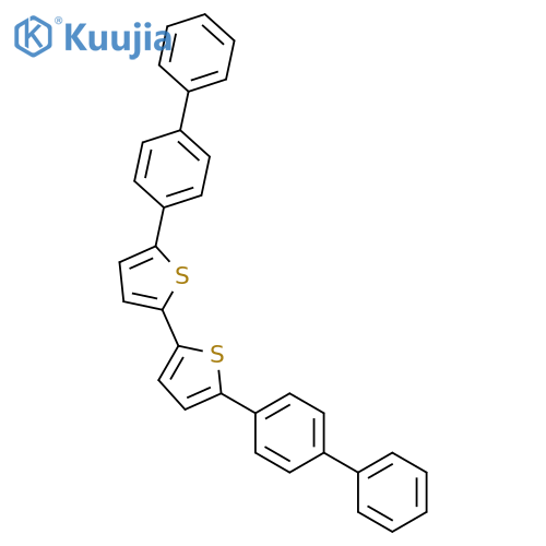 2,2'-Bithiophene,5,5'-bis([1,1'-biphenyl]-4-yl)- structure