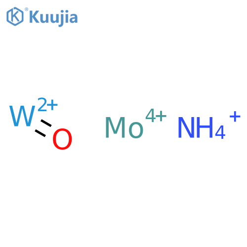Ammonium molybdenum tungsten oxide structure