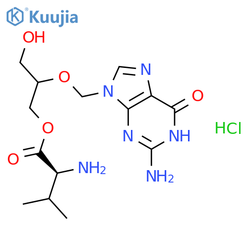 Valganciclovir hydrochloride structure