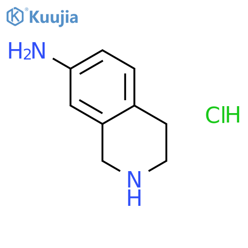 1,2,3,4-Tetrahydroisoquinolin-7-amine hydrochloride structure