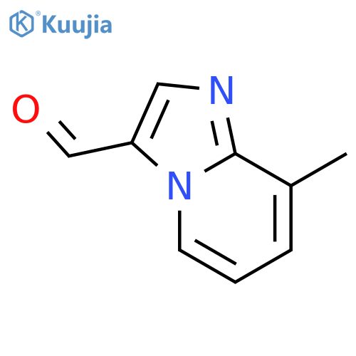 8-methylimidazo[1,2-a]pyridine-3-carbaldehyde structure