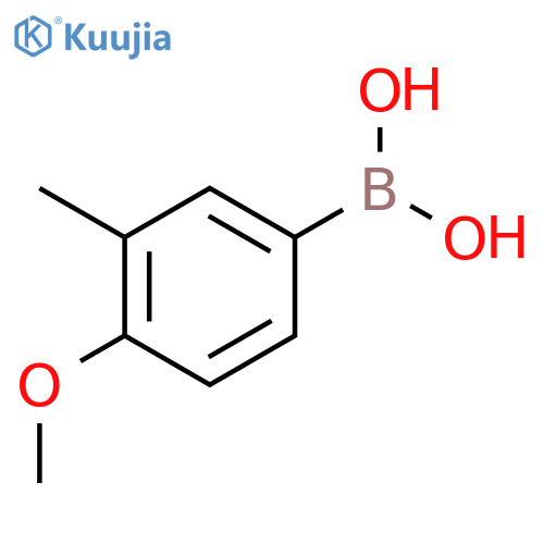 4-Methoxy-3-methylphenylboronic acid structure